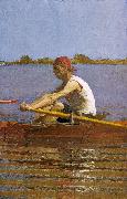 John Biglin in a Single Scull Thomas Eakins